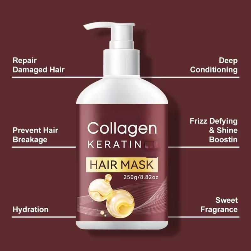 Collagen Keratin Hair Mask - 250g (Pack of 2)