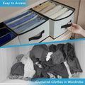 Foldable Stackable Storage Box Clothe Organizer (Pack of 2)