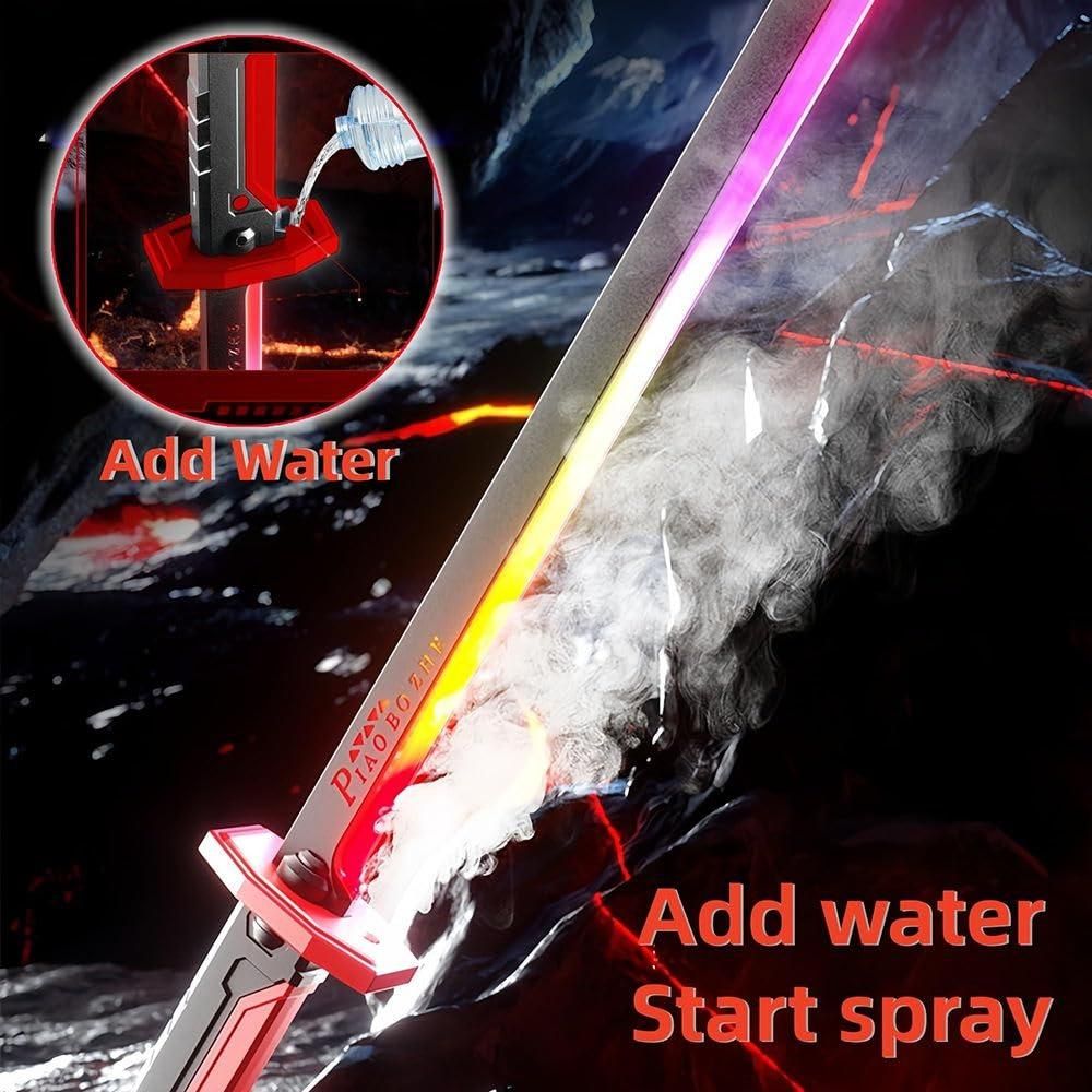 Multicolor LED Light Toy - Spark Sword with Sound & Fog Effects