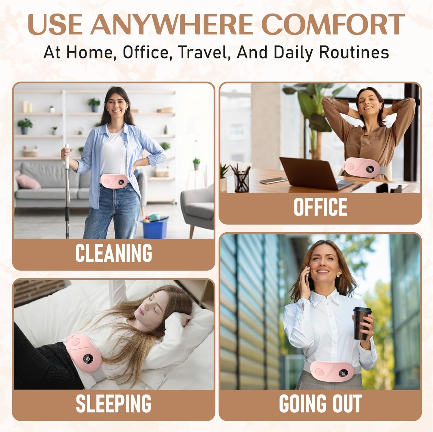 Portable Cordless Heating Pad - Menstrual Heating Pad