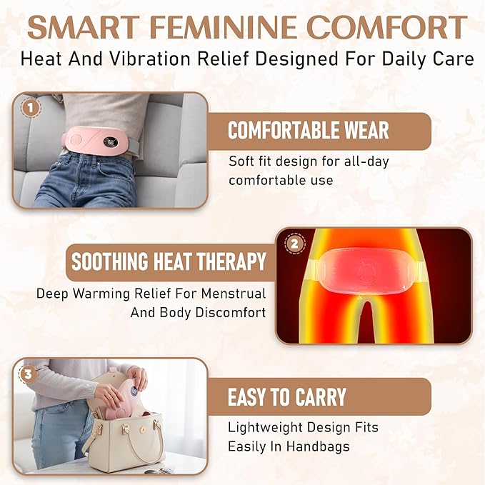 Portable Cordless Heating Pad - Menstrual Heating Pad